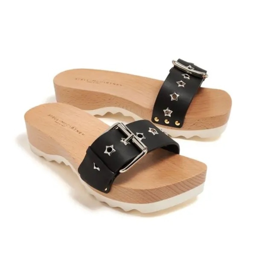 Stella McCartney Elyse Stud-Embellished Slides
